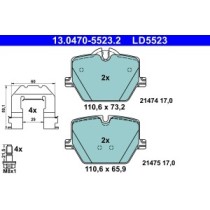 Set placute frana,frana disc ATE