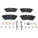 Set placute frana ceramica fata VW AMAROK 2.0/2.0D/3.0D 09.10, inaltime 75.8 mm, latime 163.5 mm, grosime 19.7 mm