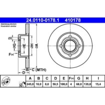 Disc frana ATE