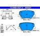 Set placute frana spate cu suruburi de ghidare etrier ATE pentru VOLVO XC40 1.5-Electric 10.17, inaltime 55.5 mm, latime 98.9 mm, grosime 17.5 mm