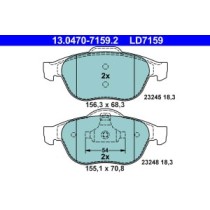 Set placute frana,frana disc ATE