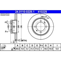 Disc frana ATE