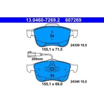 Set placute frana,frana disc ATE