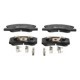 Set placute frana fata ATE pentru DAIHATSU CUORE V, CUORE VI, CUORE VII, TREVIS, MITSUBISHI MIRAGE VI 0.7-1.2LPG 11.98-