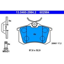 Set placute frana,frana disc ATE