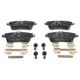 Set placute frana fata ATE cu suplimente si suruburi etrier pentru MERCEDES C (CL203, S203, W203, CLC, CLK) 1.8-3.2 05.00-06.11