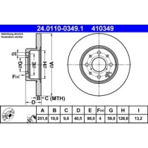 Disc frana ATE