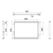 Condensator, climatizare MAHLE