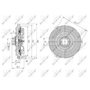 Cupla, ventilator radiator NRF