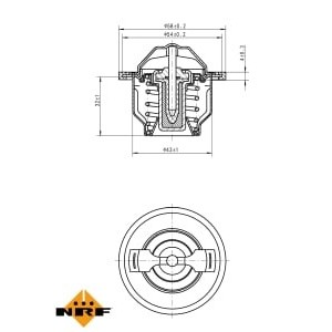 Termostat,lichid racire NRF