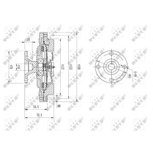 Cupla, ventilator radiator NRF