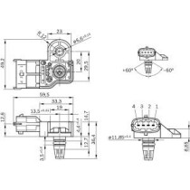 Senzor presiune aer BOSCH