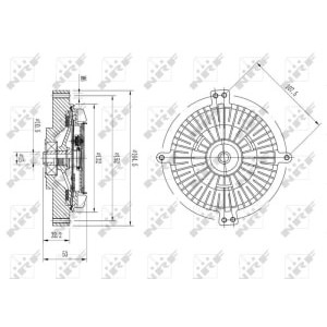 Cupla, ventilator radiator NRF