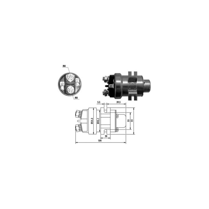 Solenoid, electromotor MAGNETI MARELLI