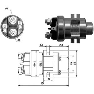 Solenoid, electromotor MAGNETI MARELLI