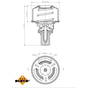 Termostat,lichid racire NRF