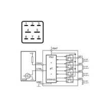 Unitate de control,bujii incandescente MAHLE