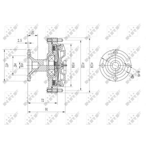 Cupla, ventilator radiator NRF