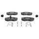 Set placute frana fata ATE cu suplimente si suruburi de ghidare etrier, compatible CITROEN JUMPER I, FIAT DUCATO, PEUGEOT BOXER 1.9D-2.8D