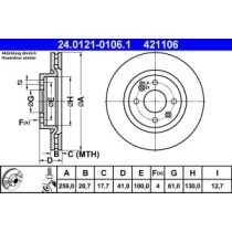 Disc frana ATE