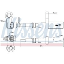 Senzor,temperatura lichid de racire NISSENS