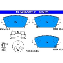 Set placute frana,frana disc ATE