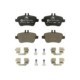 Set placute frana ATE ceramica spate MERCEDES A W176 B W245 W246 W242 CLA C117 CLA X117 GLA X156 1.5D-Electric 58.9mm 106.4mm 18.3mm