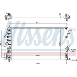 Radiator, racire motor NISSENS