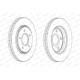 Disc frana FERODO set 2 buc Fata Dreapta/Stanga pentru CHRYSLER GRAND VOYAGER V, TOWN & COUNTRY, DODGE JOURNEY, FIAT FREEMONT 2.0D-3.8