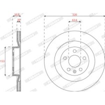 Disc frana FERODO