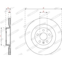 Disc frana FERODO