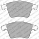 Set placute frana fata DELPHI VW CALIFORNIA T5 CAMPER, MULTIVAN T5, TRANSPORTER T5 1.9D-3.2 04.03-08.15 73mm x 155mm x 18mm