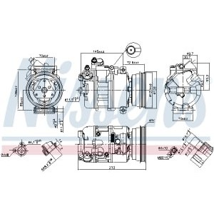 Compresor, climatizare NISSENS