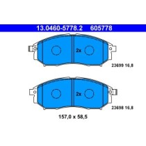 Set placute frana,frana disc ATE