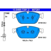 Set placute frana,frana disc ATE