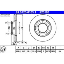 Disc frana ATE