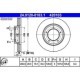 Disc frana ATE Fata Dreapta/Stanga 145.0 mm interior, 282.5 mm exterior, 35.3 mm inaltime, 20.5 mm grosime, ventilat, pentru PORSCHE 911, 914, 924, 944