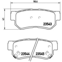 Set placute frana,frana disc BREMBO