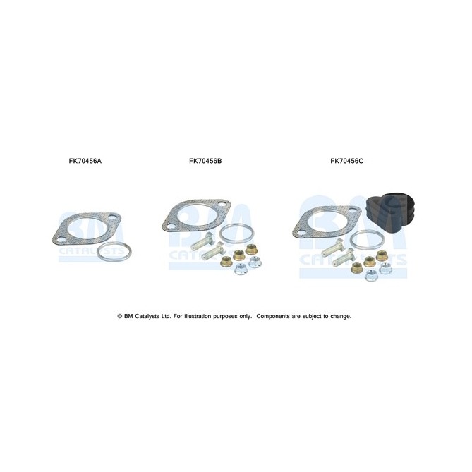 Set montare, sistem de esapament BM CATALYSTS