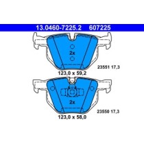 Set placute frana,frana disc ATE