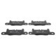 Set placute frana spate ATE pentru PORSCHE CAYENNE, VW TOUAREG 2.9-4.8, inaltime 76.0 mm, latime 187.5 mm, grosime 16.9 mm