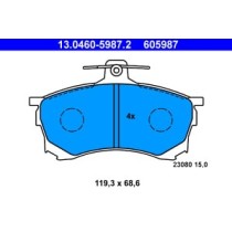 Set placute frana,frana disc ATE