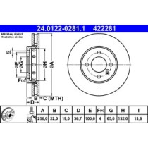 Disc frana ATE