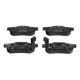 Set placute frana spate ATE pentru ACURA TL, FORD MAVERICK, HONDA CITY IV-V, CIVIC III-VII, CRX II-III, JAZZ I-III, inaltime 37.6 mm, latime 88.8 mm, grosime 13.5 mm