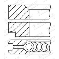 Set segmenti piston GOETZE