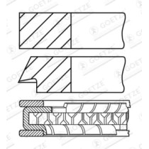 Set segmenti piston GOETZE