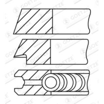 Set segmenti piston GOETZE