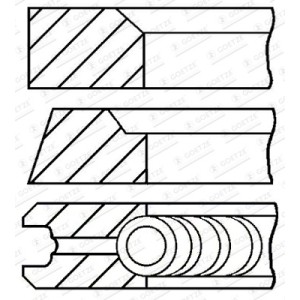 Set segmenti piston GOETZE