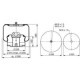 Burduf suspensie pneumatica PHOENIX Dreapta/Stanga 33mm