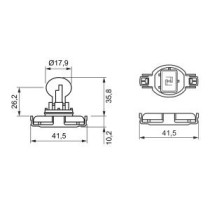 Bec, lampa ceata spate BOSCH